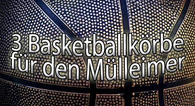 Basketballkorb Mülleimer